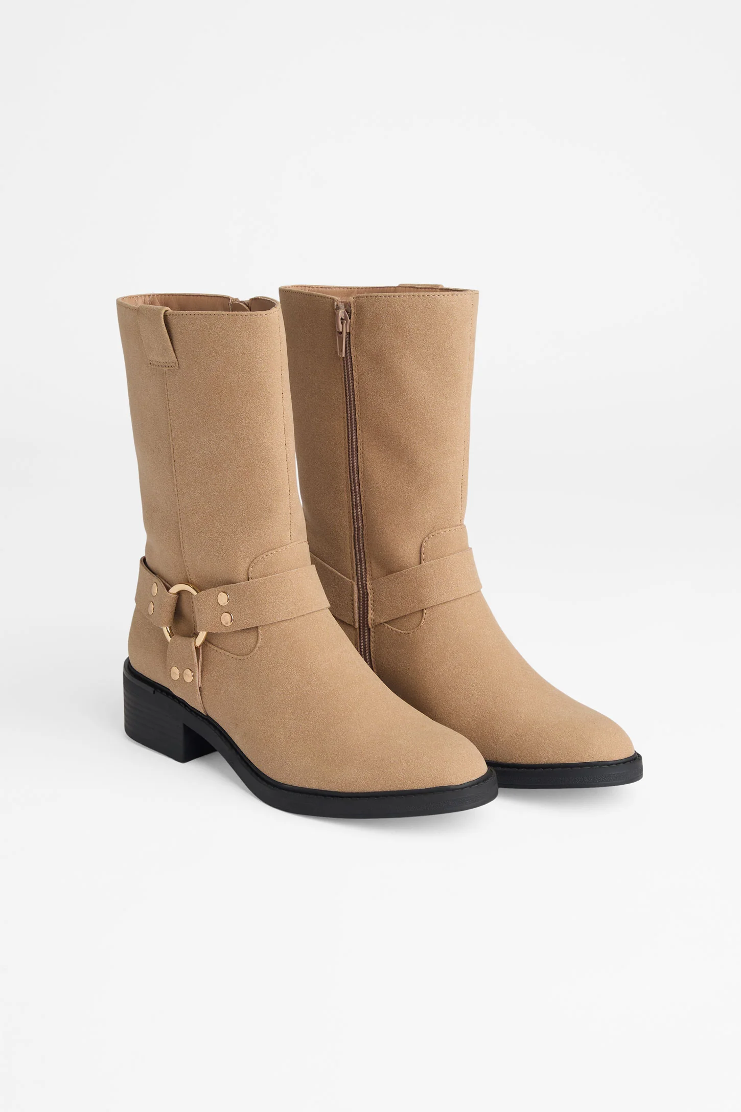 Bottes en faux suède doublées - Femme - Image 3