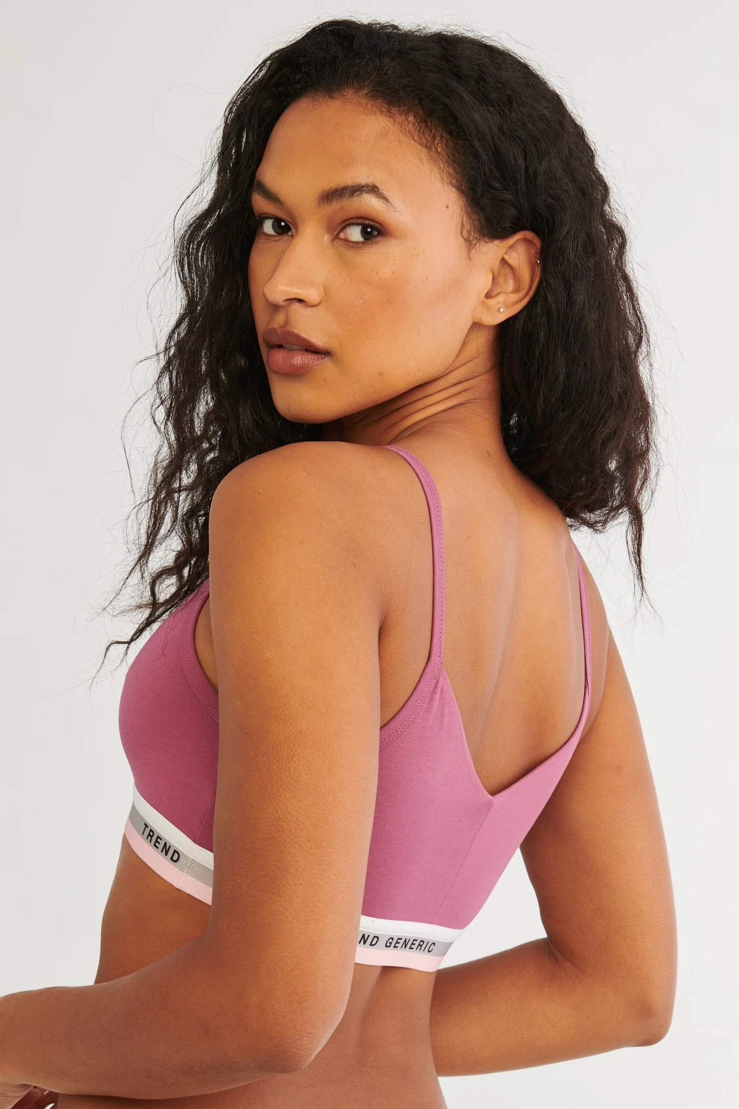 Bralette réversible en coton Pima - Femme - Image 10