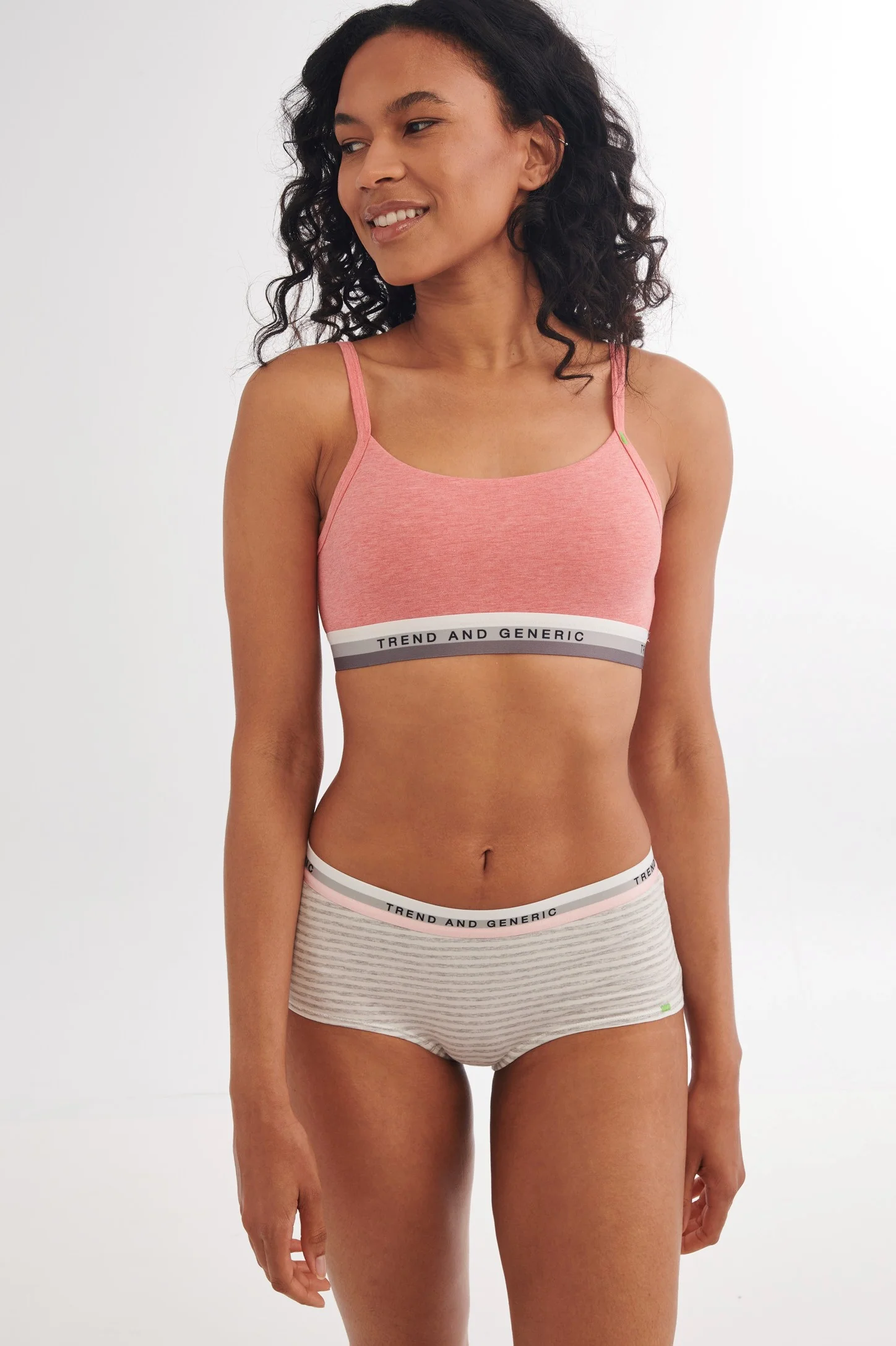 Bralette réversible en coton Pima - Femme - Image 11