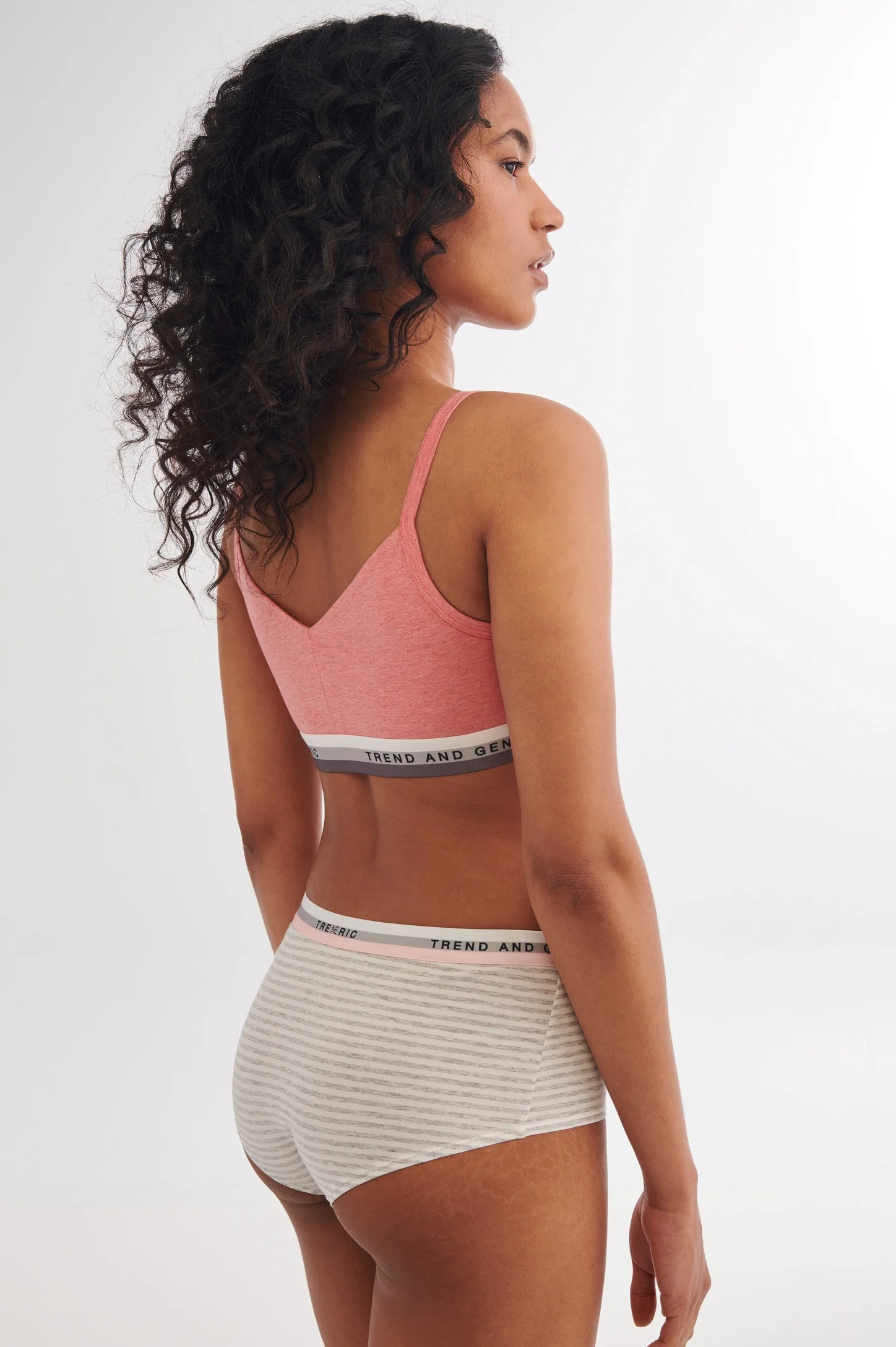 Bralette réversible en coton Pima - Femme - Image 12