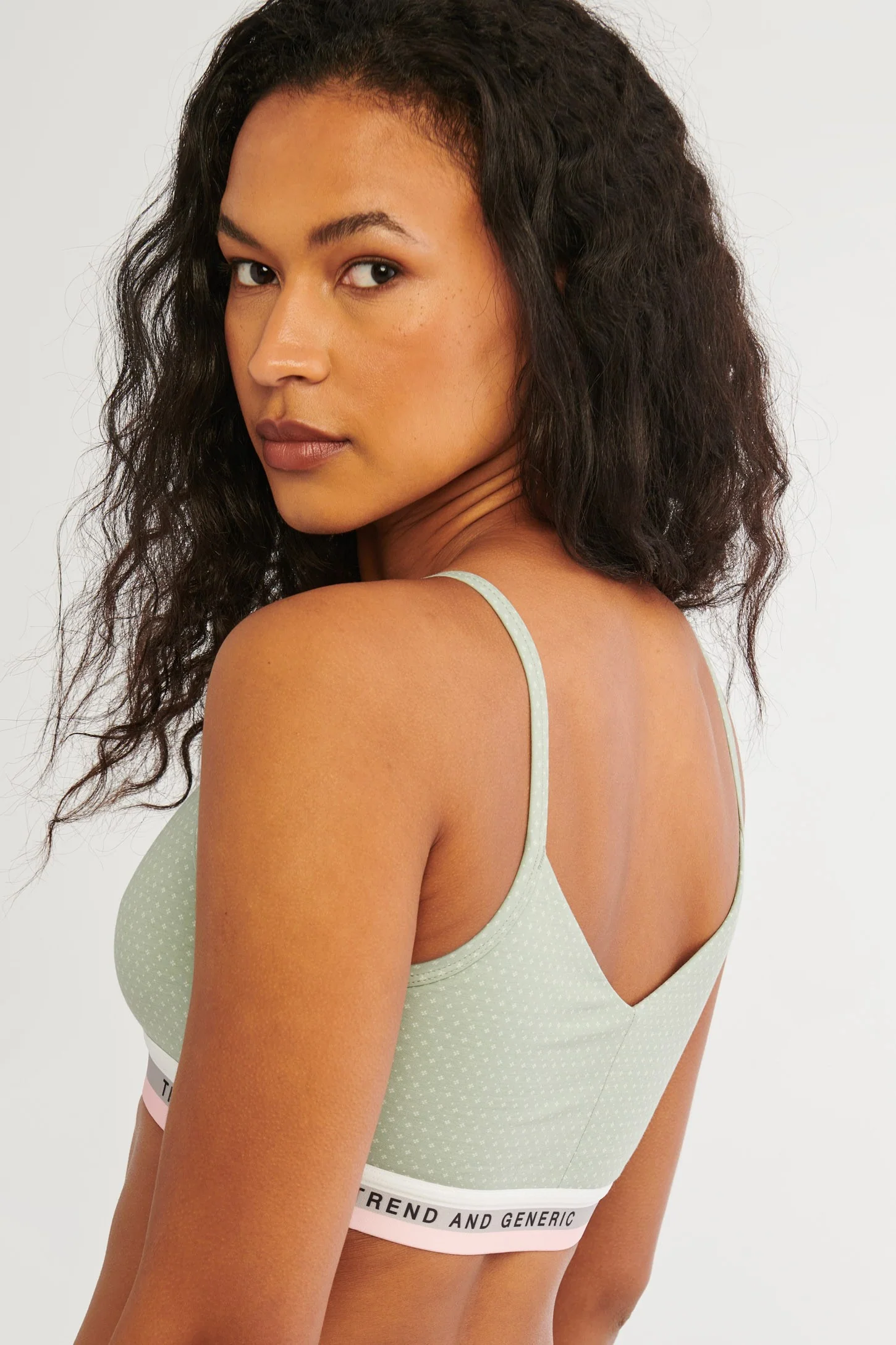 Bralette réversible en coton Pima - Femme - Image 15