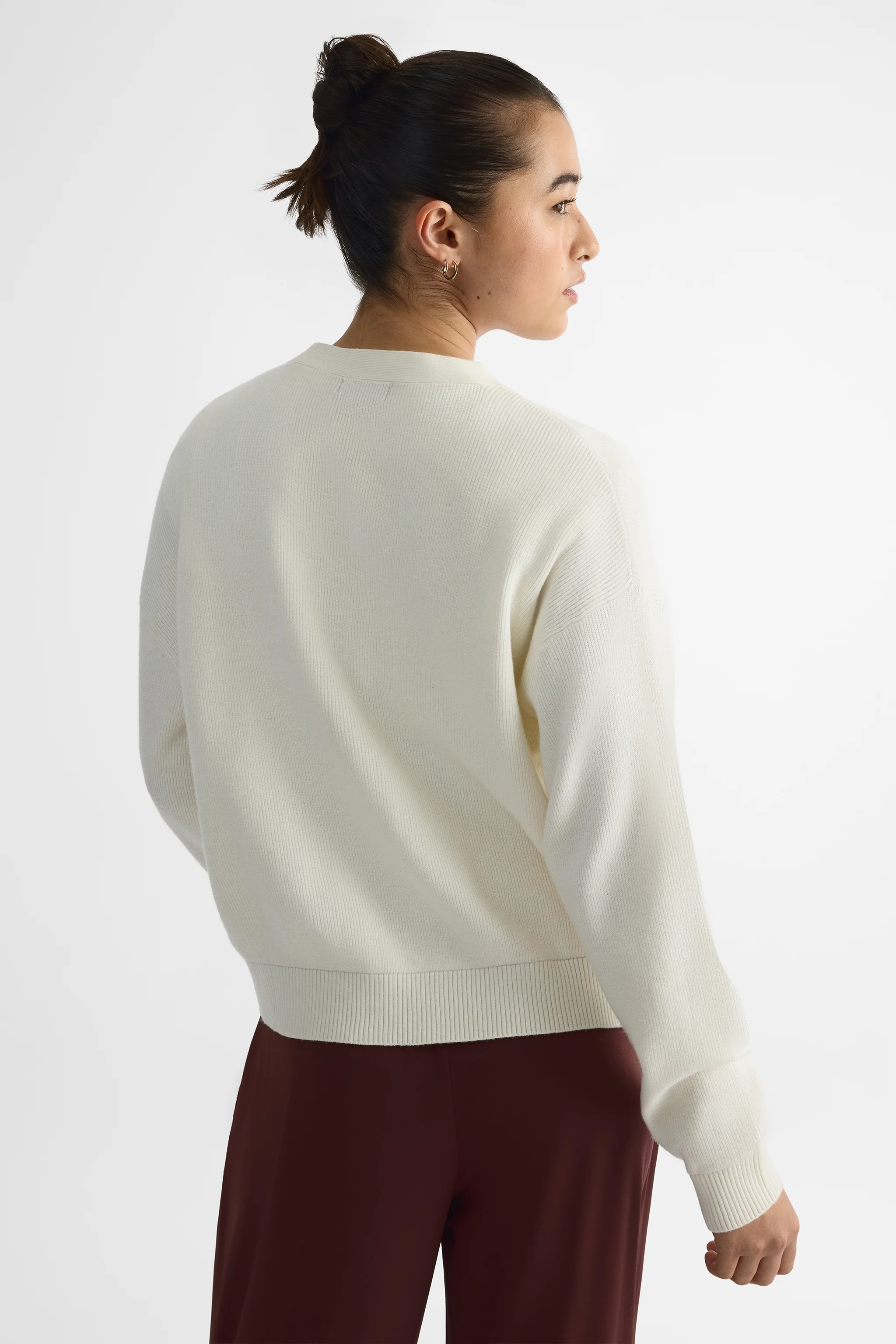 Cardigan en tricot à boucle  – Femme - Image 5