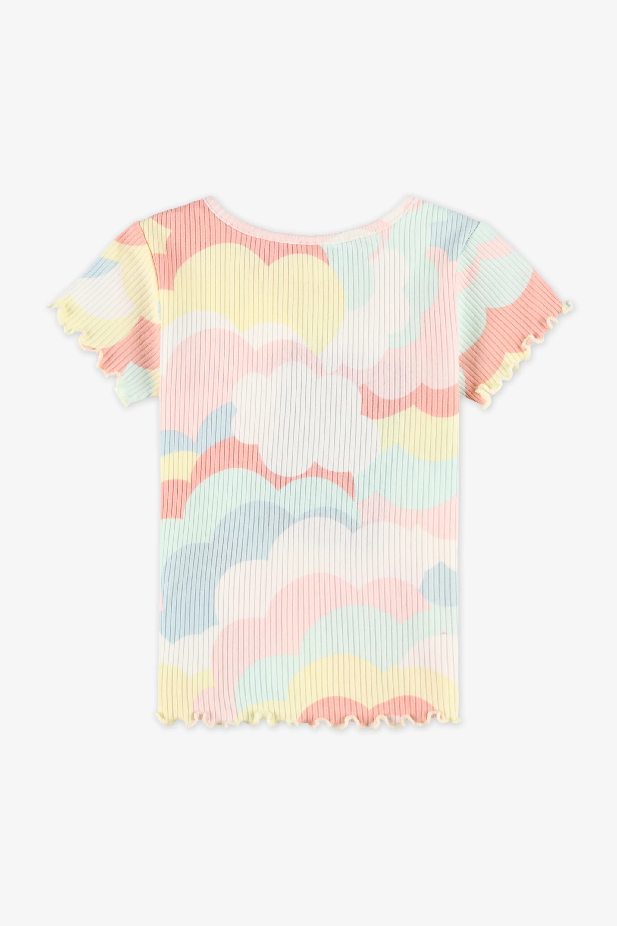 T-shirt à bords frisons - Bébé fille - Image 4