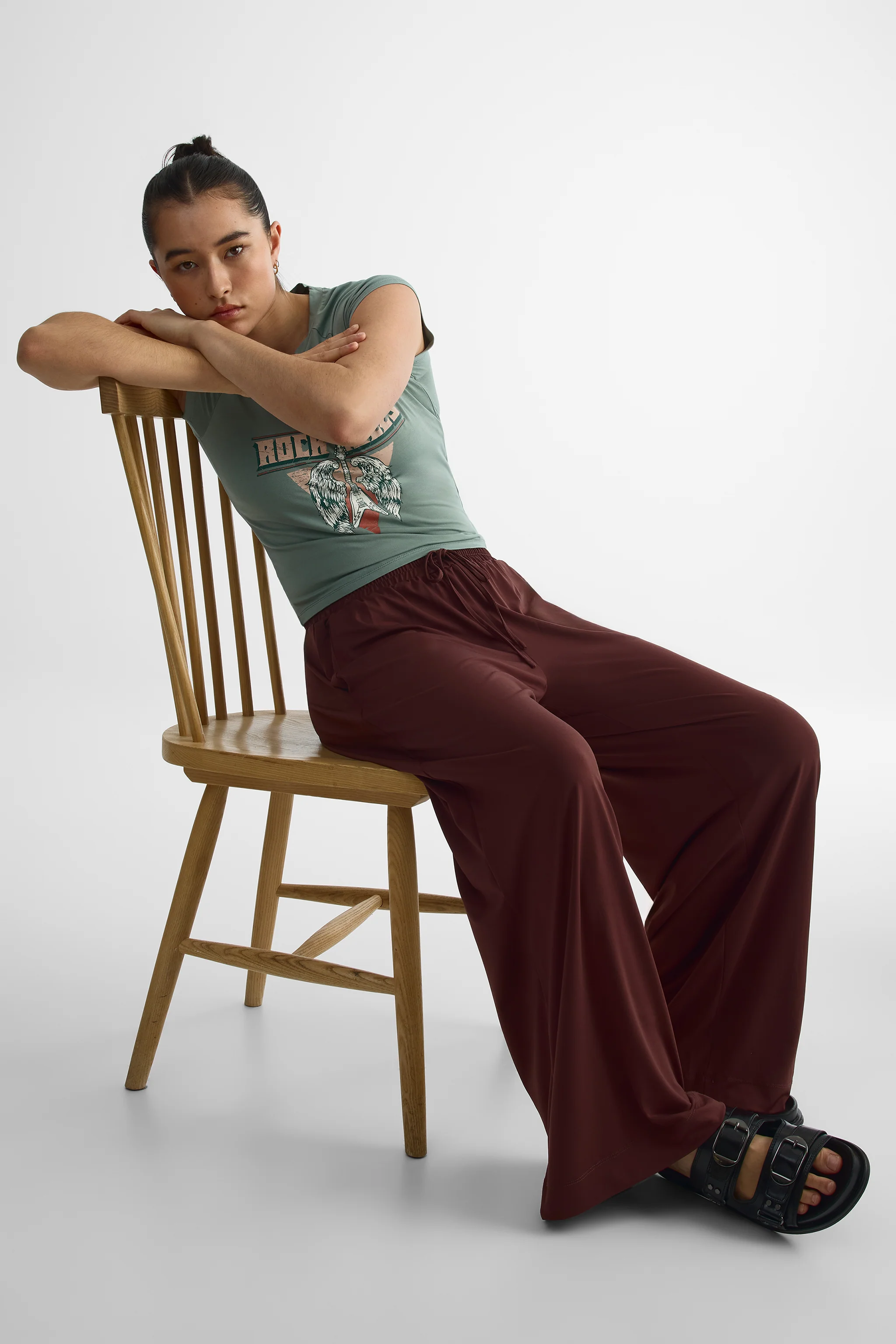 T-shirt raglan imprimé - Femme - Image 9