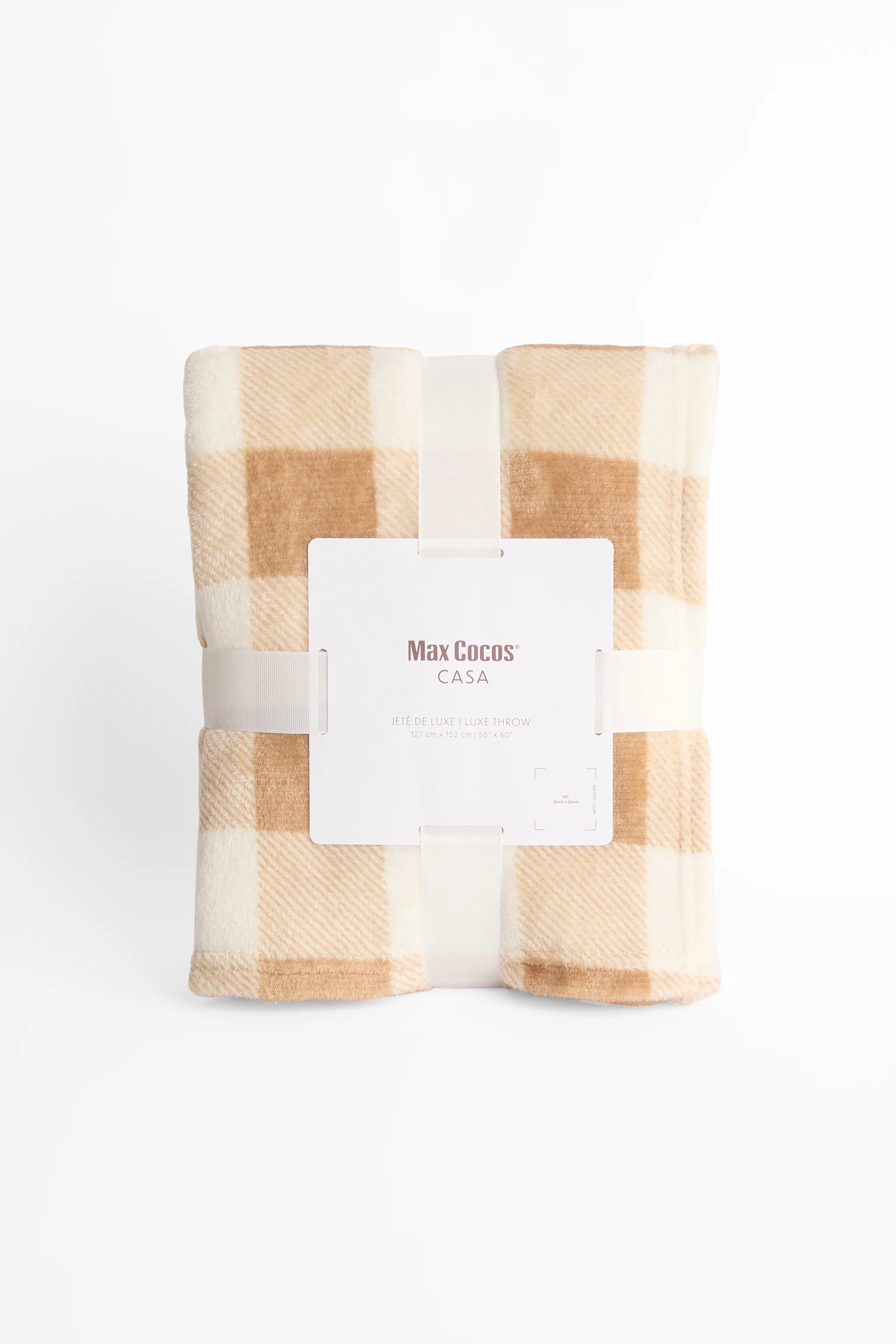 Jeté imprimé en peluche 50 x 60'' - Maison - Image 4