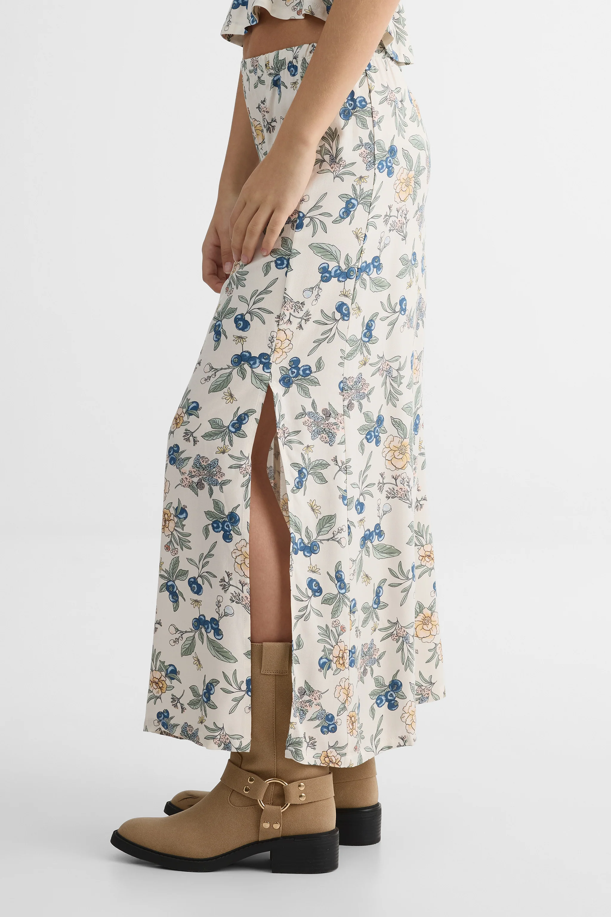 Jupe maxi à fente latérale - Ado fille - Image 3