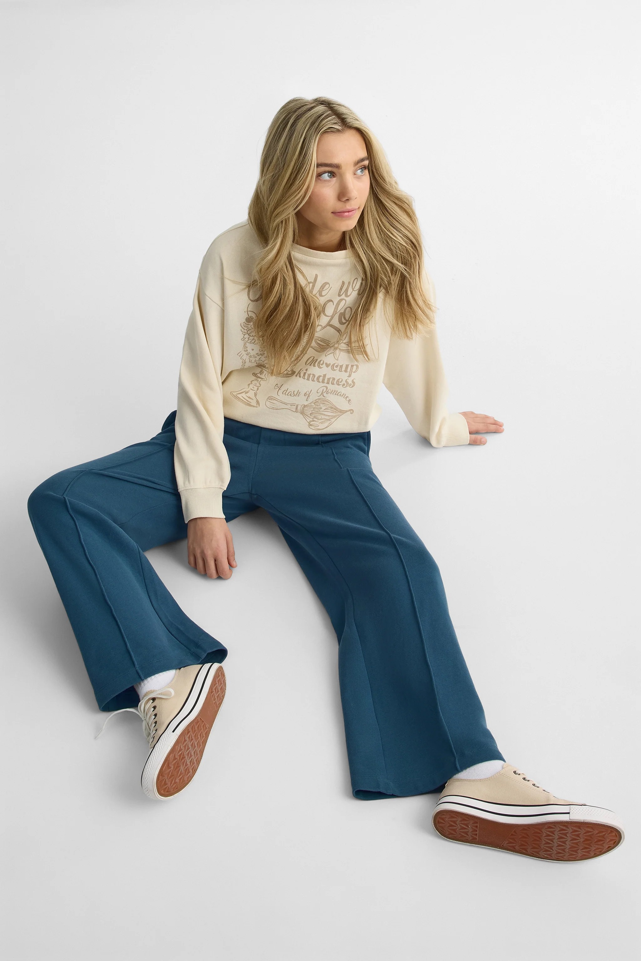 Pantalon ouaté à jambes larges – Ado fille - Image 3