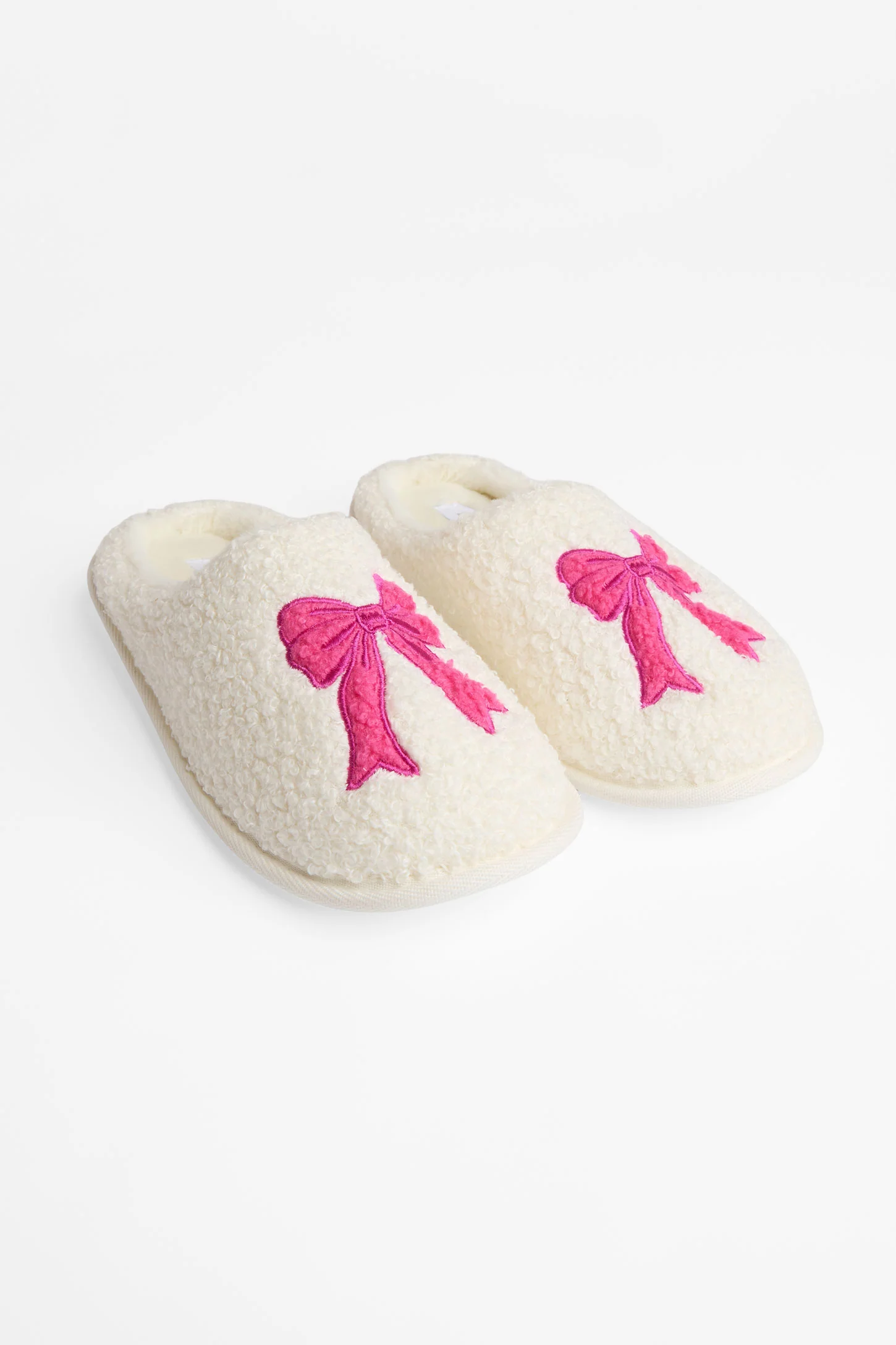 Pantoufles à enfiler en sherpa - Enfant fille - Image 3