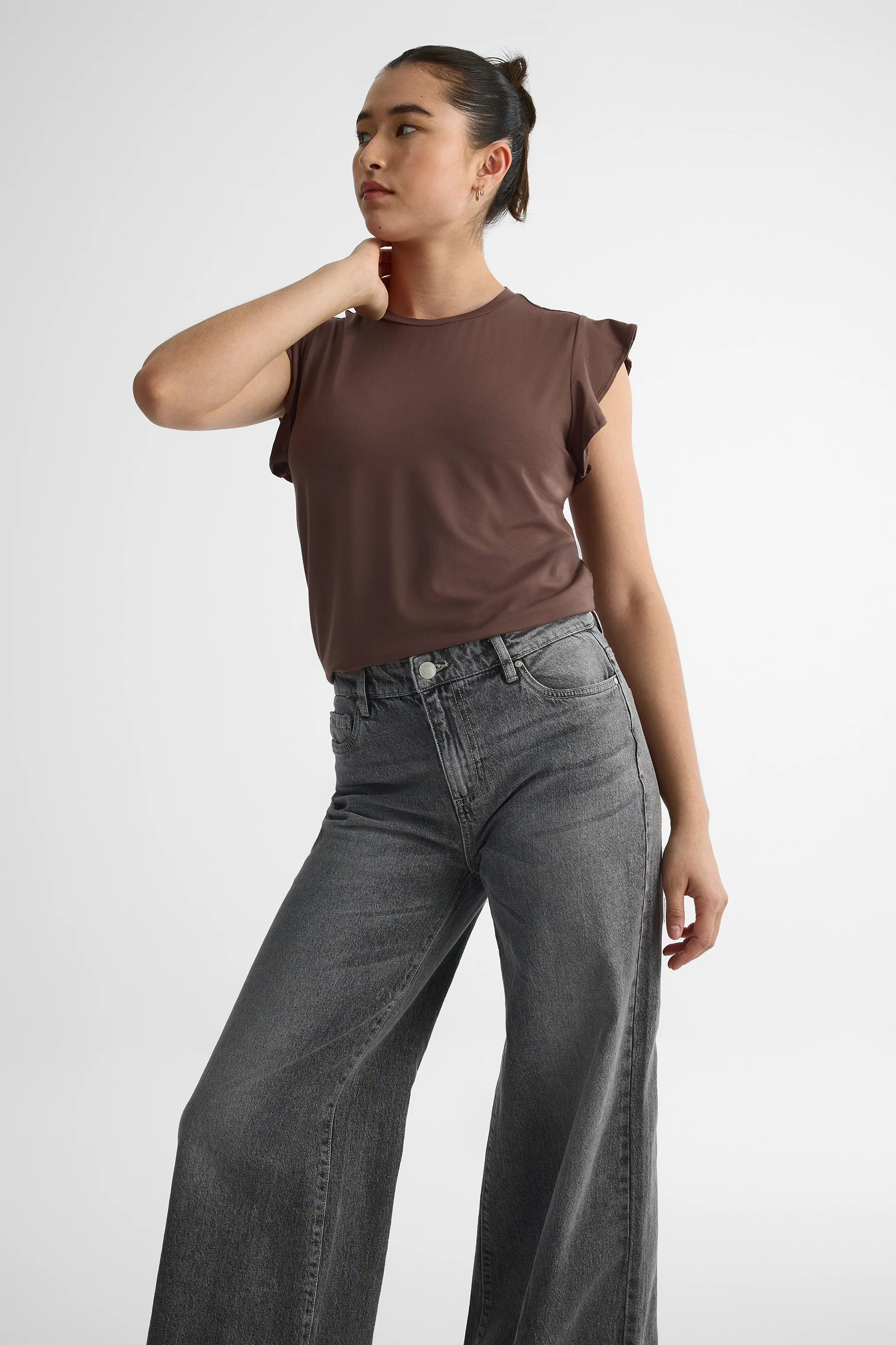 T-shirt à manches volants - Femme - Image 3