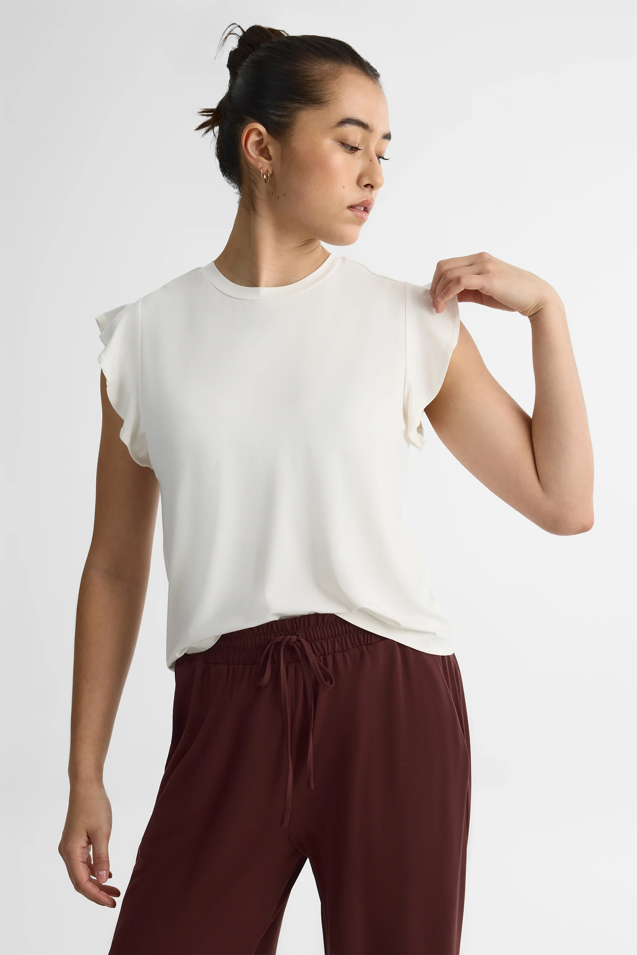 T-shirt à manches volants - Femme - Image 4