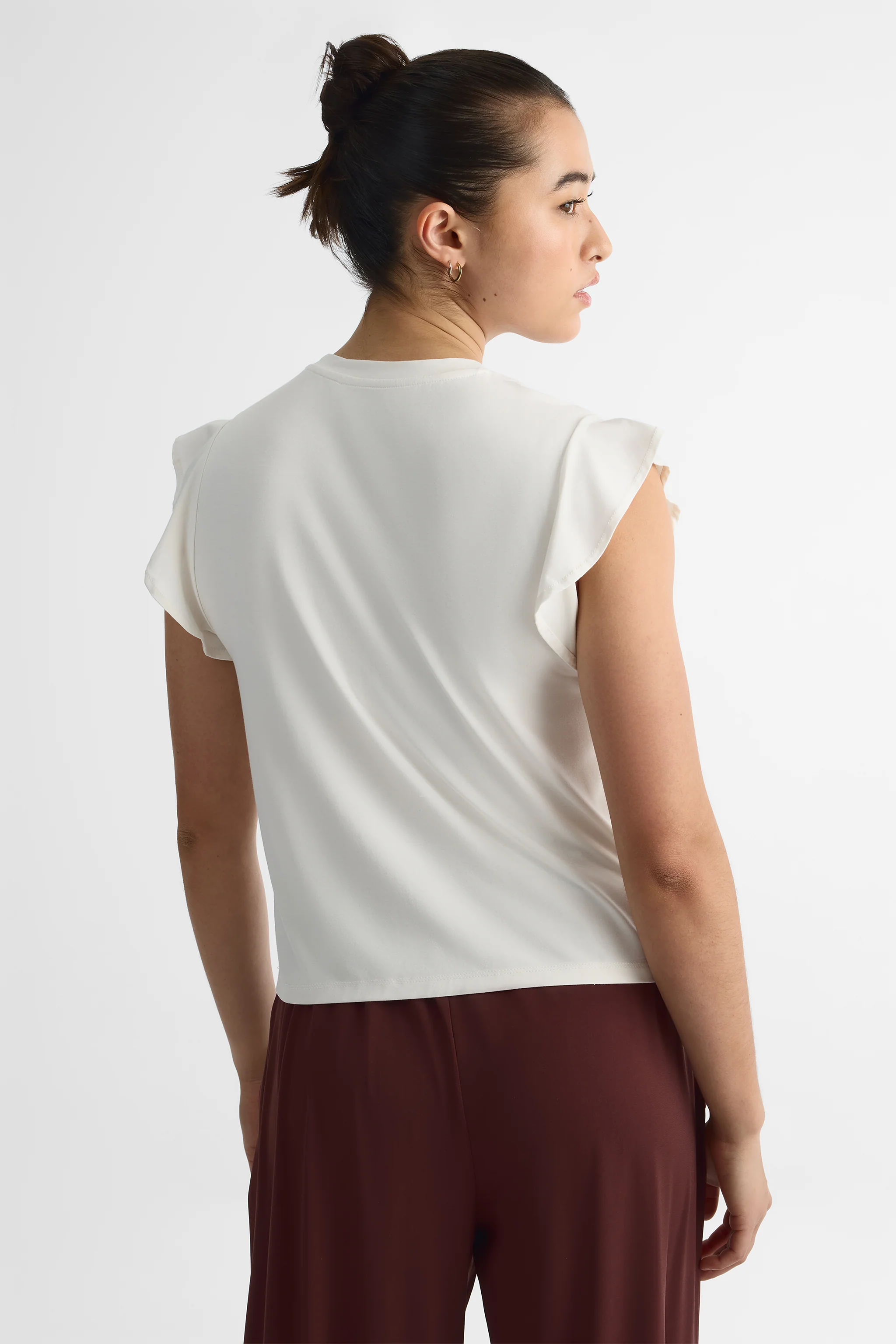 T-shirt à manches volants - Femme - Image 5