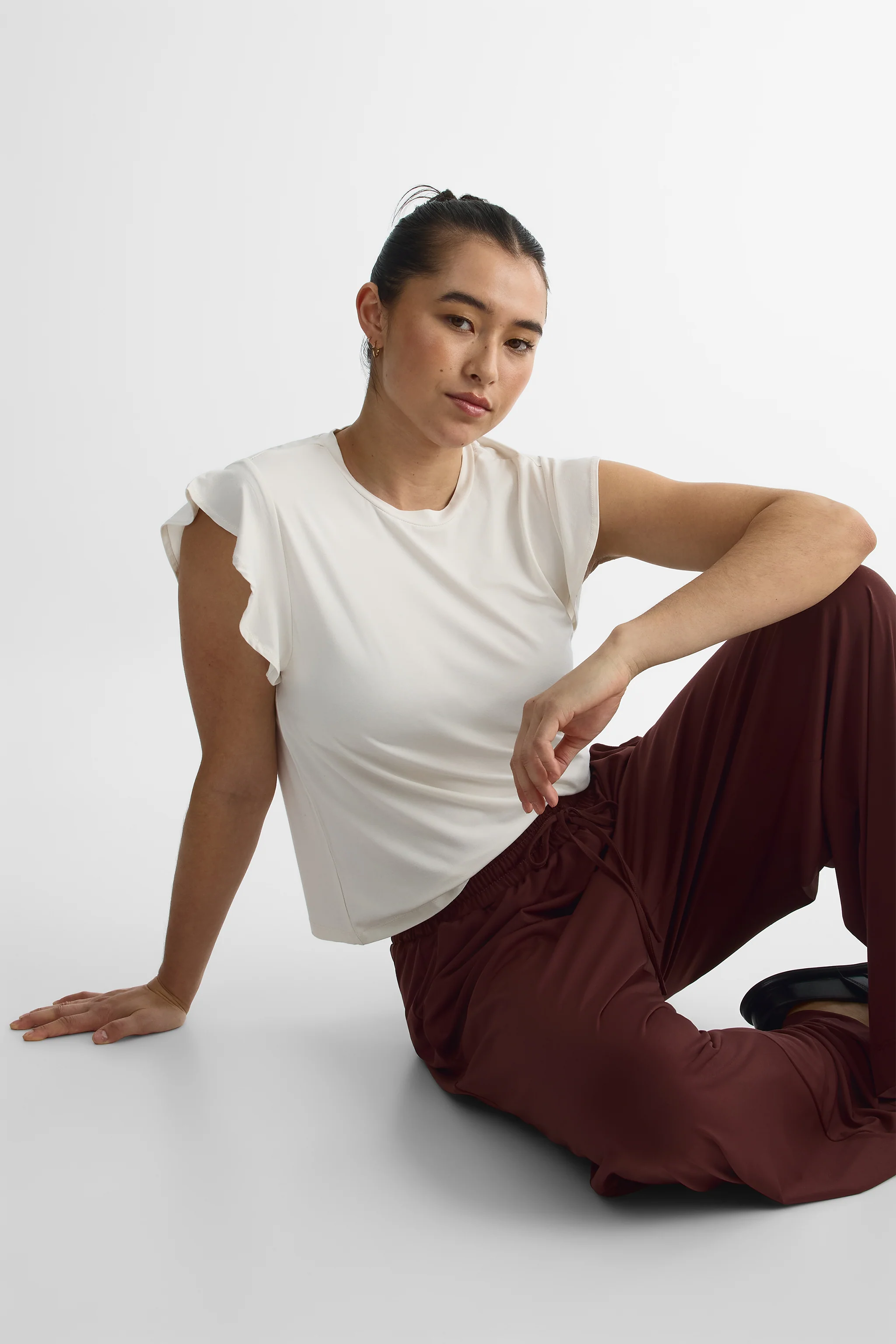 T-shirt à manches volants - Femme - Image 6