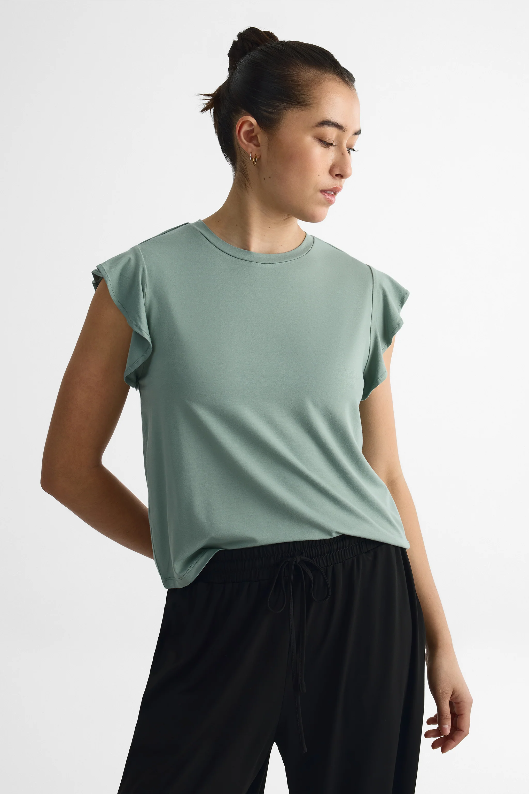 T-shirt à manches volants - Femme - Image 7