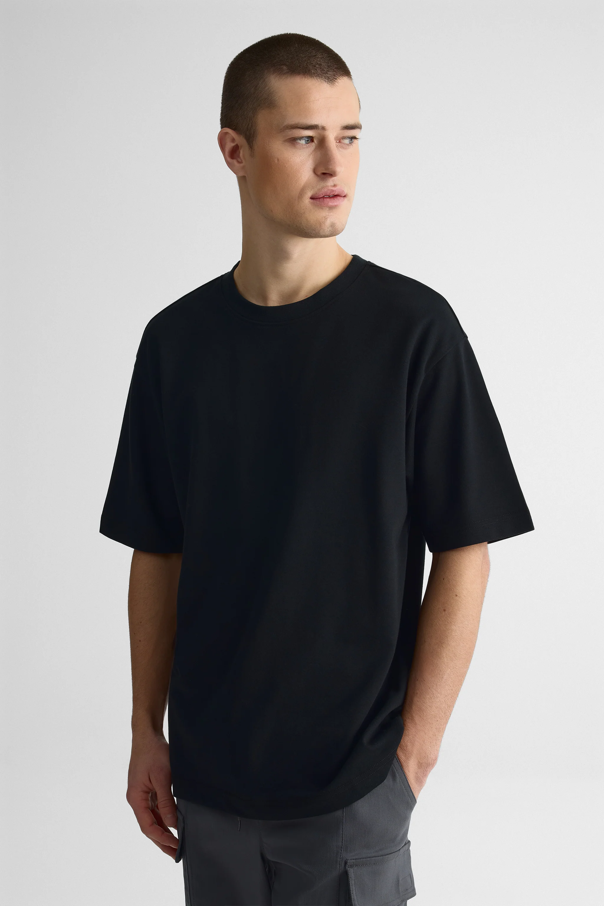 T-shirt col rond - Homme - Image 4