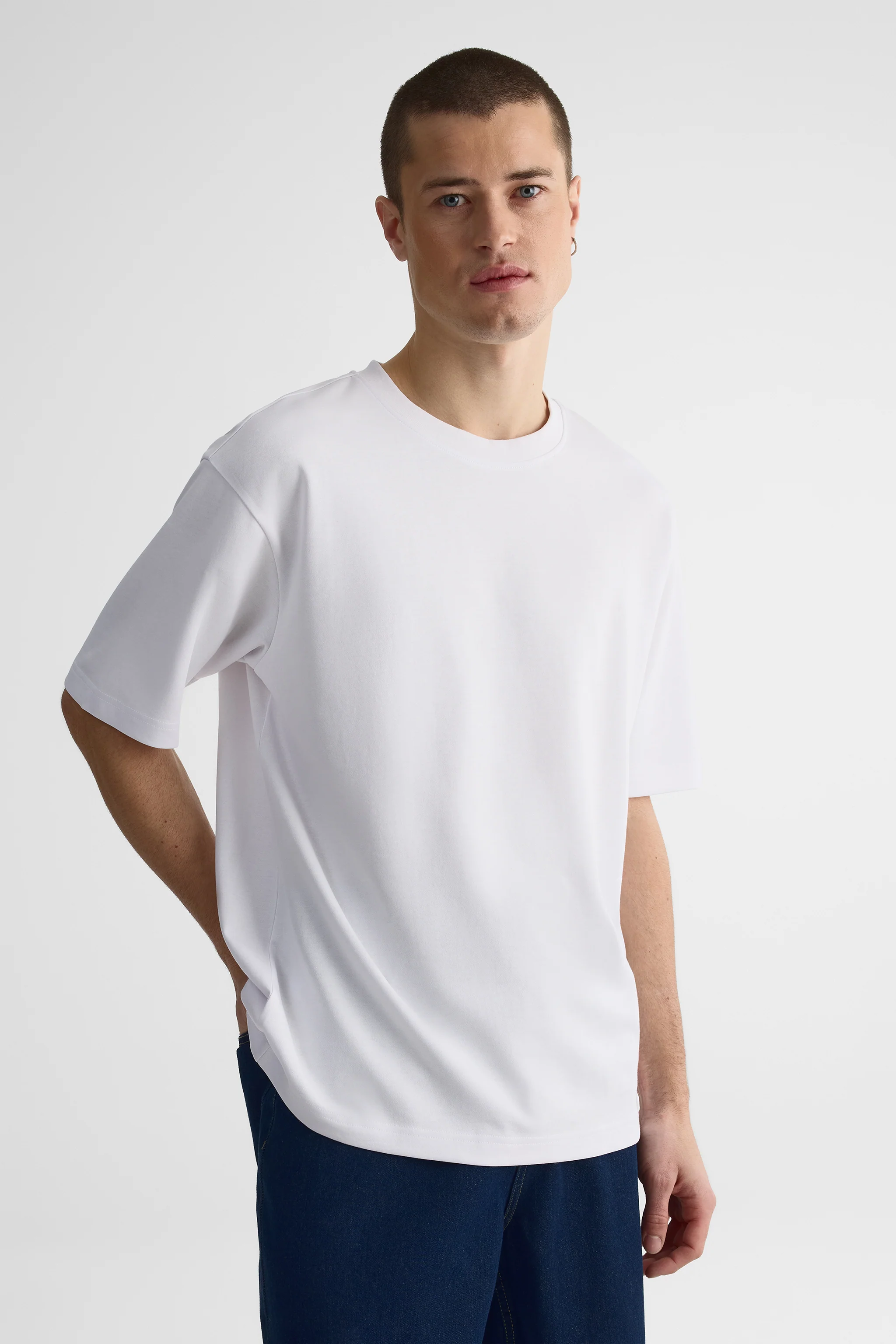 T-shirt col rond - Homme - Image 6