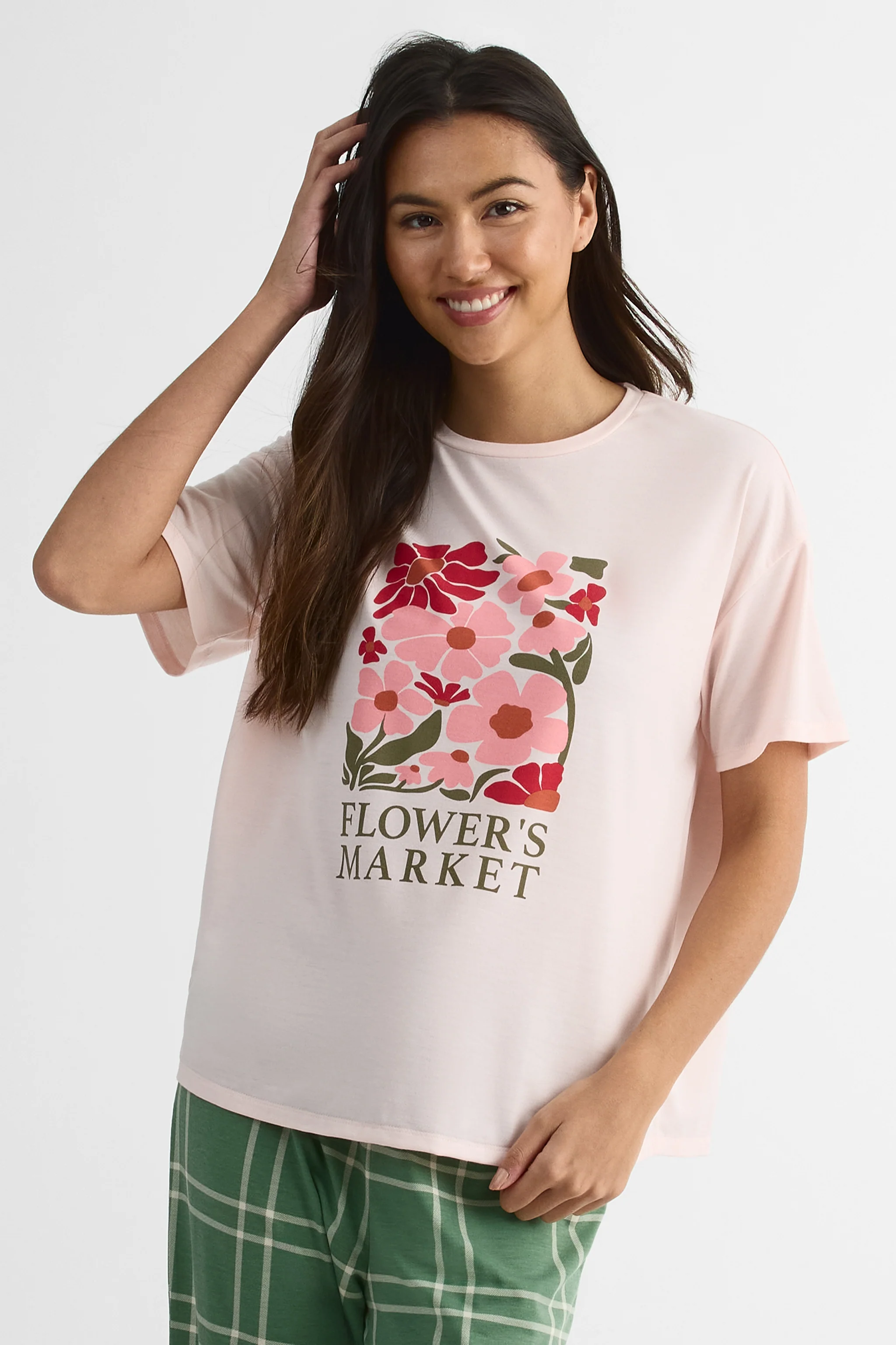 T-shirt pyjama imprimé – Femme - Image 3