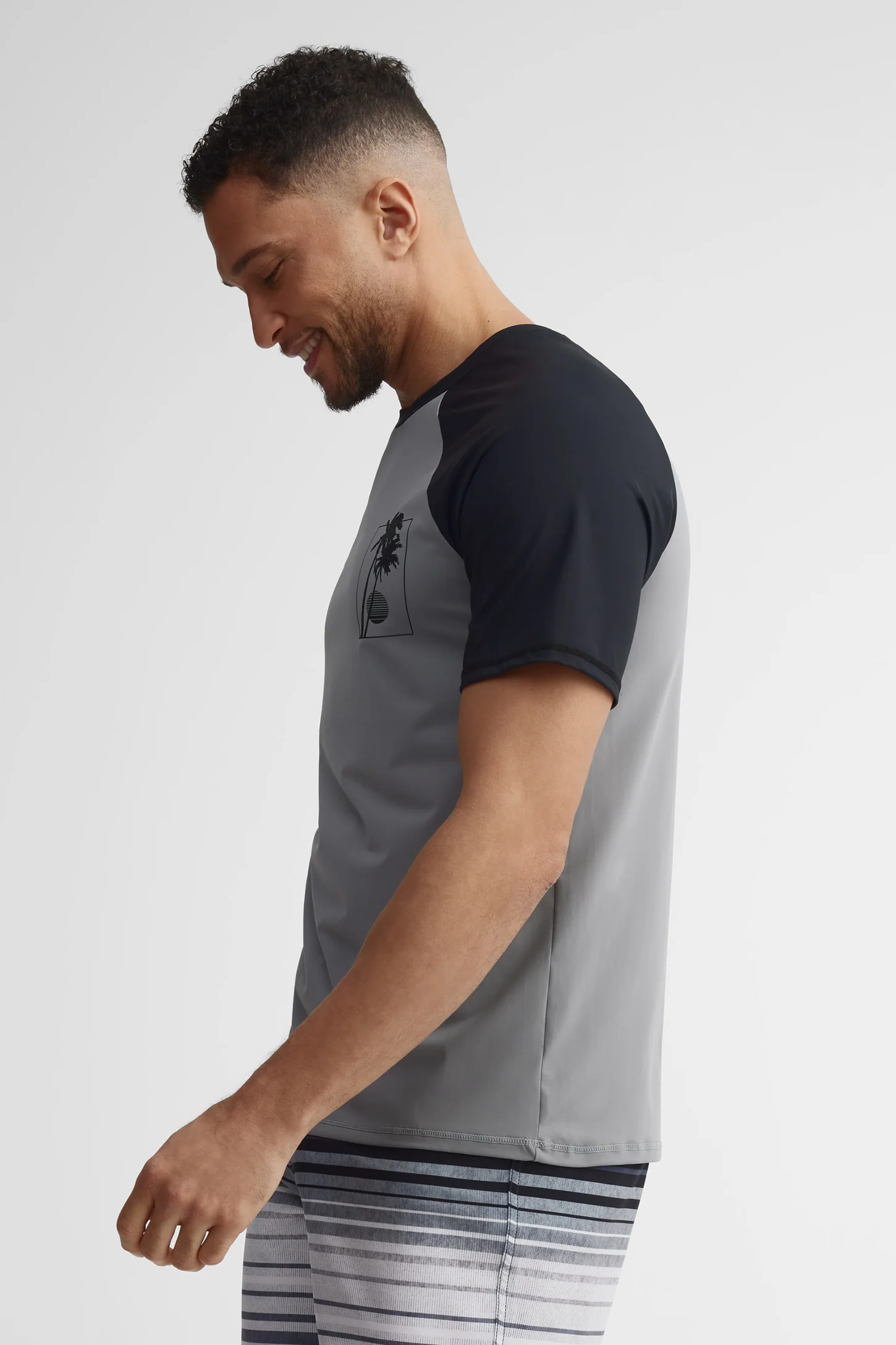 T-shirt maillot de bain ''rashguard'' - Homme - Image 3