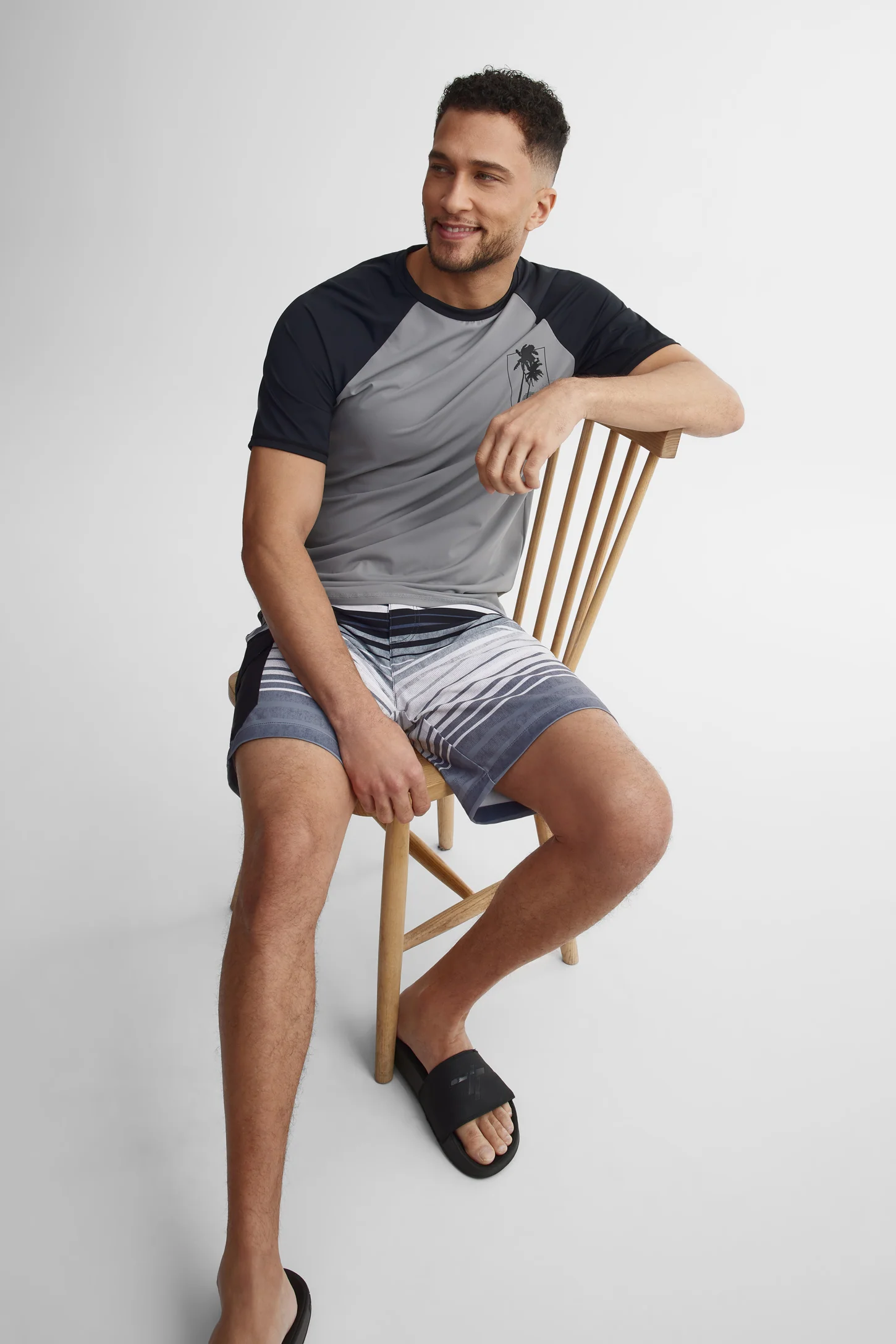 T-shirt maillot de bain ''rashguard'' - Homme - Image 4